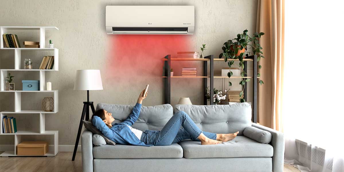 Effiziente Klimaanlage mit Wärmepumpe